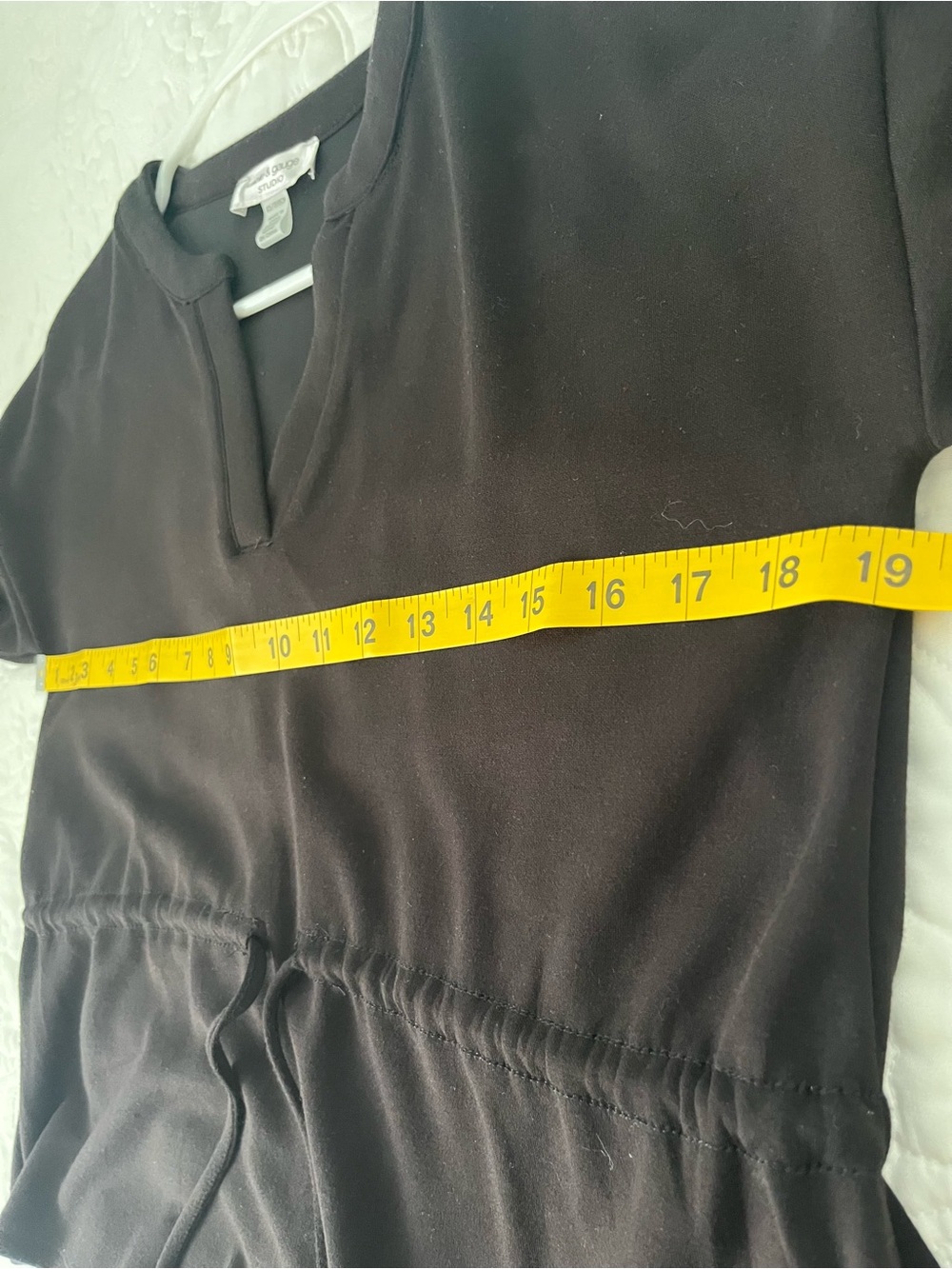 Cable & Gauge Black Drawstring Waist Pullover Size XS - Picture 9 of 13